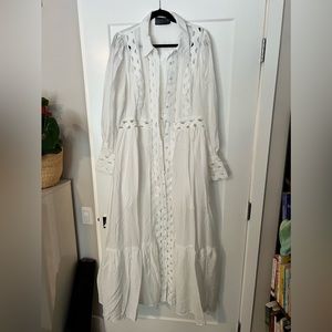All White Vintage Maxi